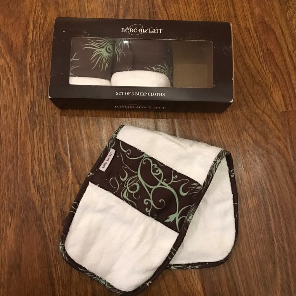 Bebe au Lait burp cloth sets